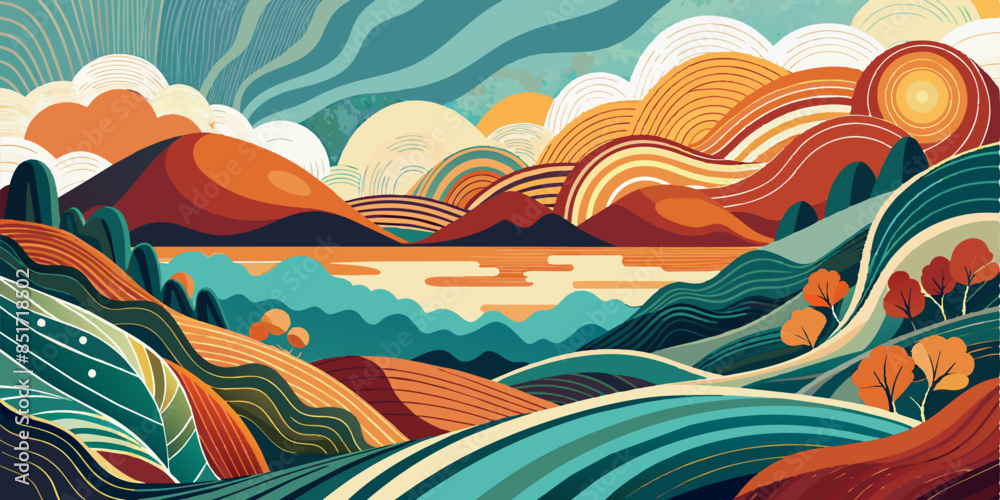 organic decorative lines as abstract background illustration organic decorative lines as abstract background illustration