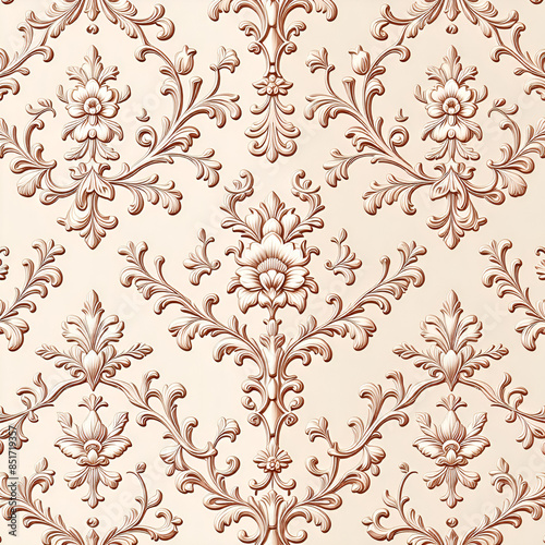 seamless damask pattern