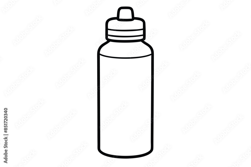 Drink Water line art vector illustration Drink Water line art vector illustration