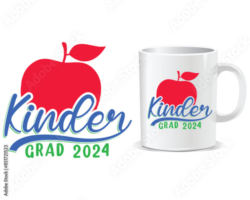 Back to school mug design vector, back to school, mug design, school vector