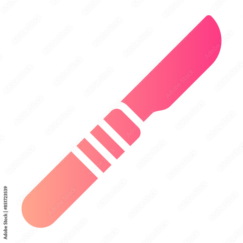 scalpel gradient icon scalpel gradient icon