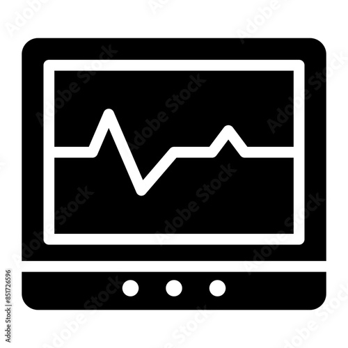 monitor glyph icon