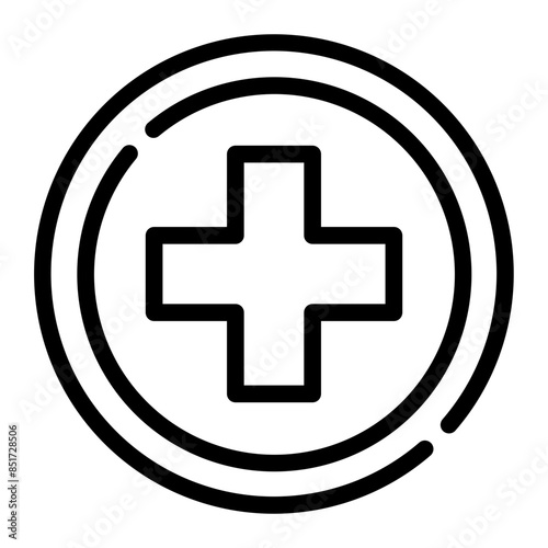 cross line icon