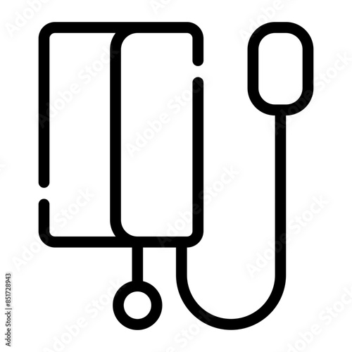 sphygmomanometer line icon