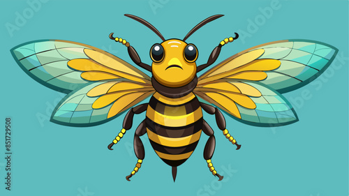 bee on a transparent background, abelha