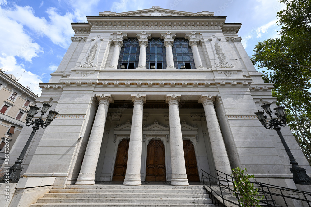 Fototapeta premium The Great Synagogue of Rome - Italy