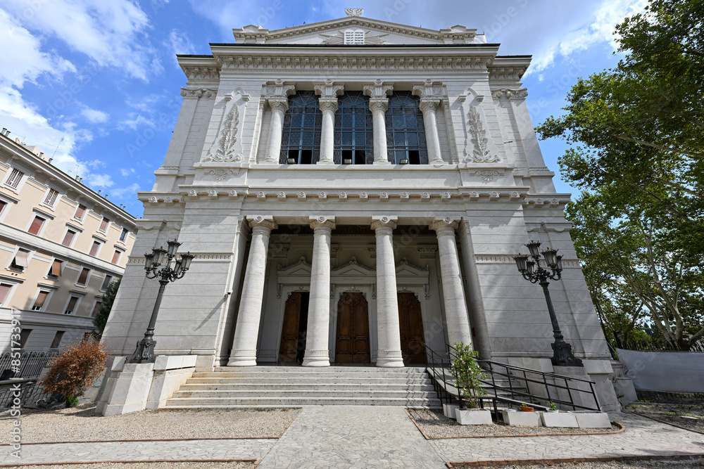 Fototapeta premium The Great Synagogue of Rome - Italy