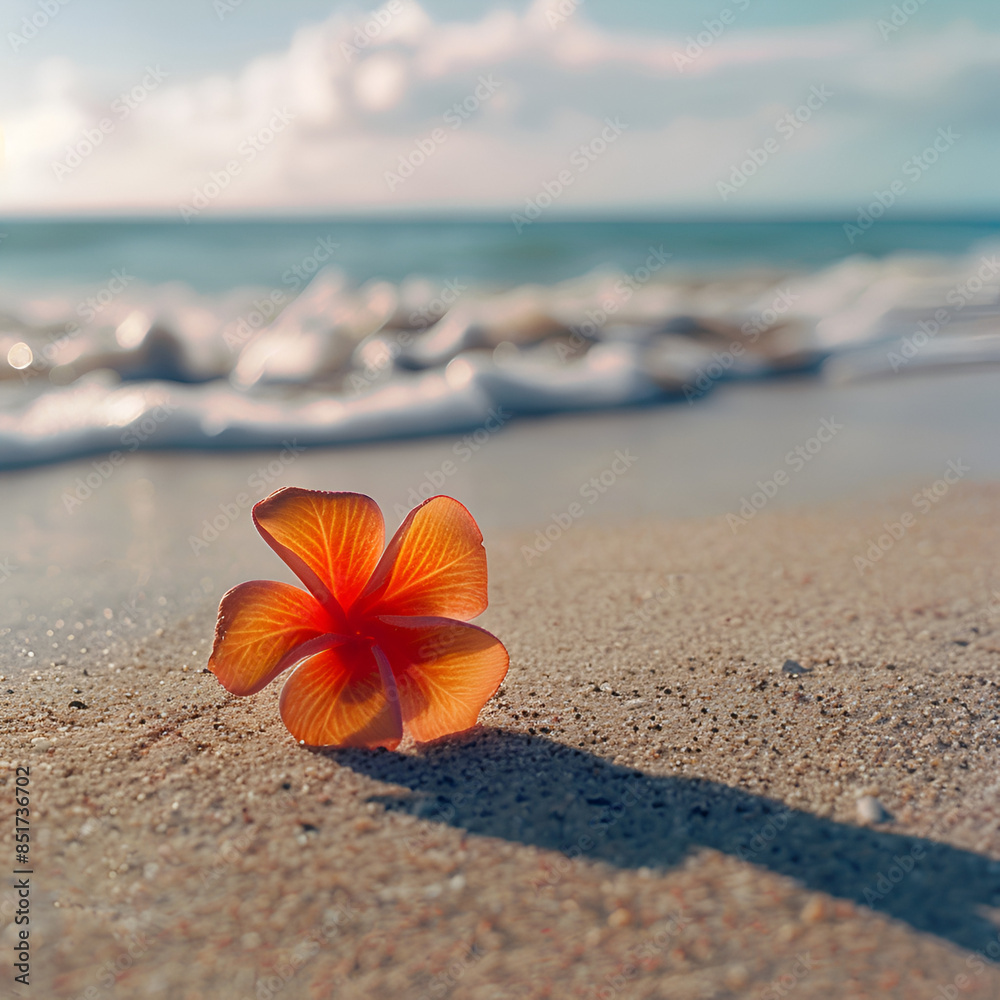 flower on the beach flower on the beach