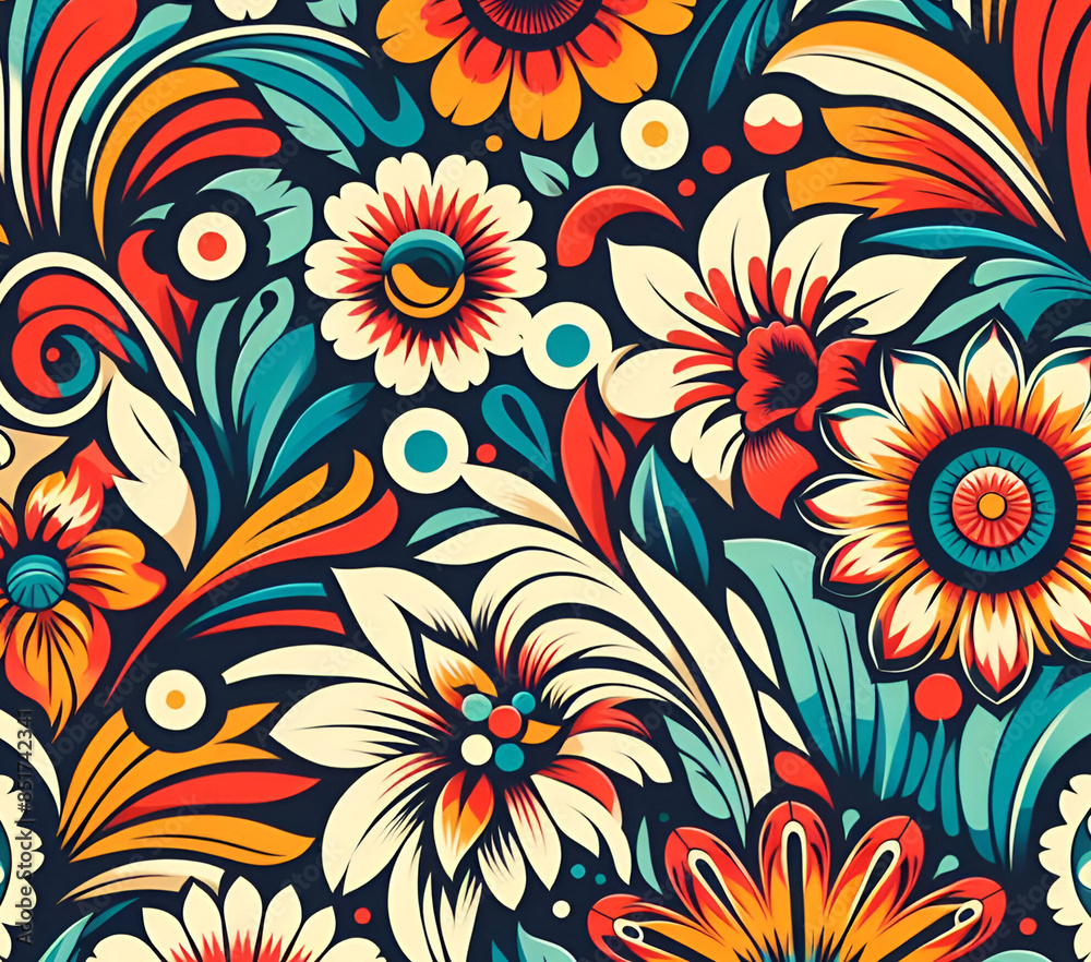 Floral background design Floral background design