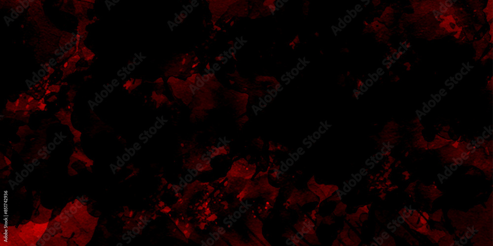 Abstract black and red old grunge and rough wall texture background .black and red paint concrete floor and marble stone background design .dirty concrete wall texture vector grunge backdrop .