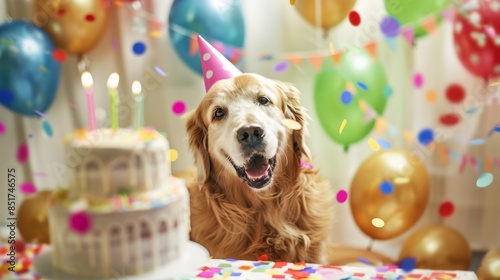 The Dog at Birthday Party photo