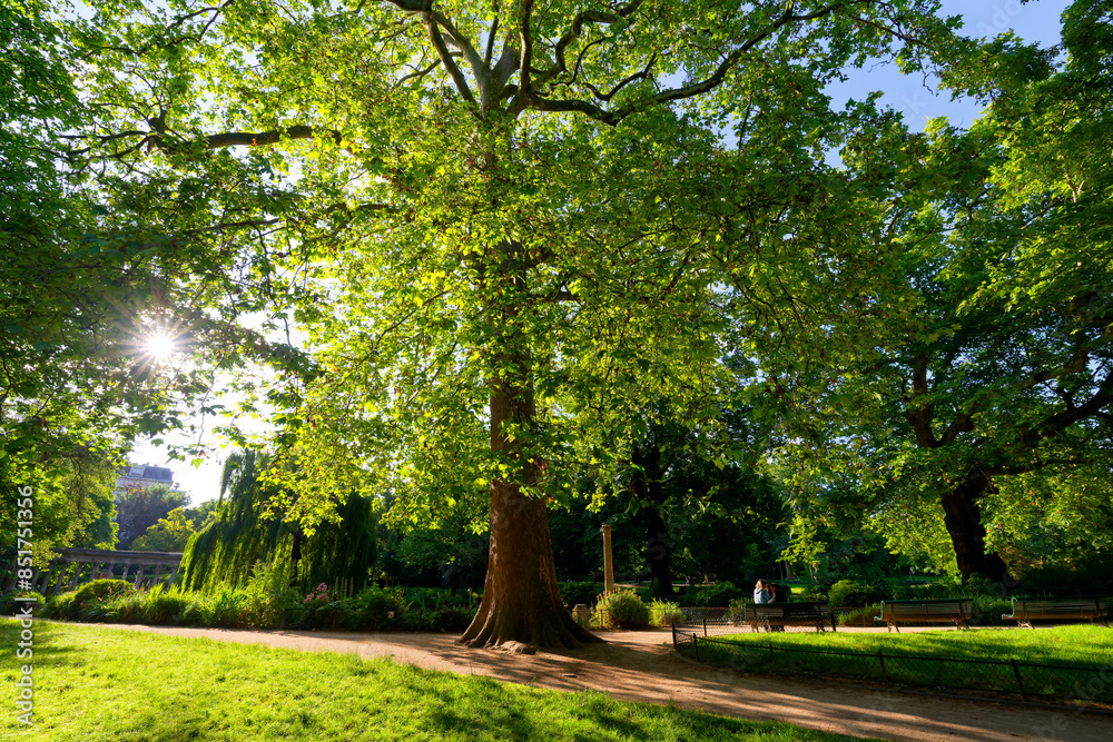 Park Monceau in the 8th arrondissement of Paris Park Monceau in the 8th arrondissement of Paris