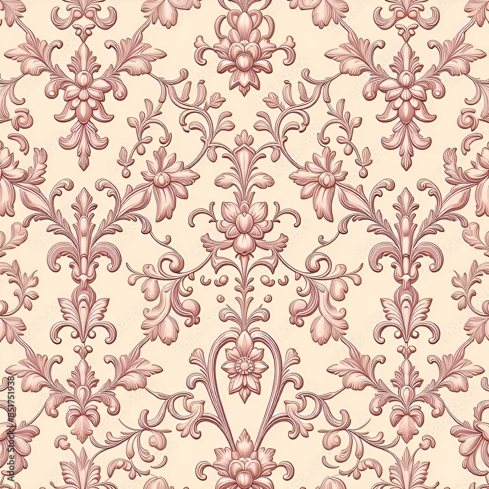 seamless damask pattern seamless damask pattern