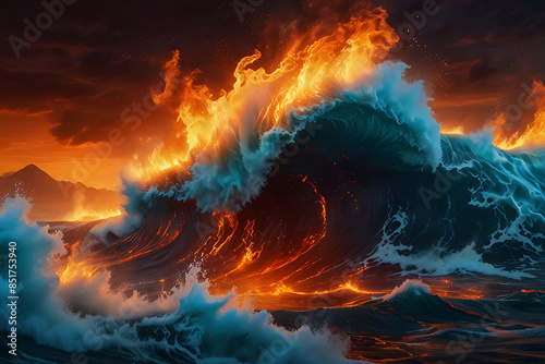 fire in the sky