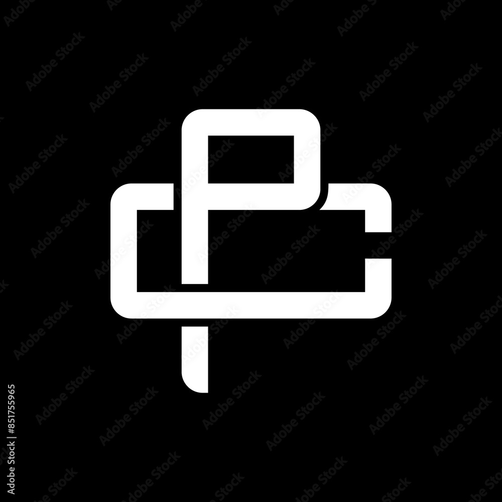 CP or PC monogram logos overlapping.	