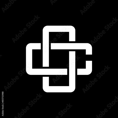 CO or OC monogram logos overlapping.	