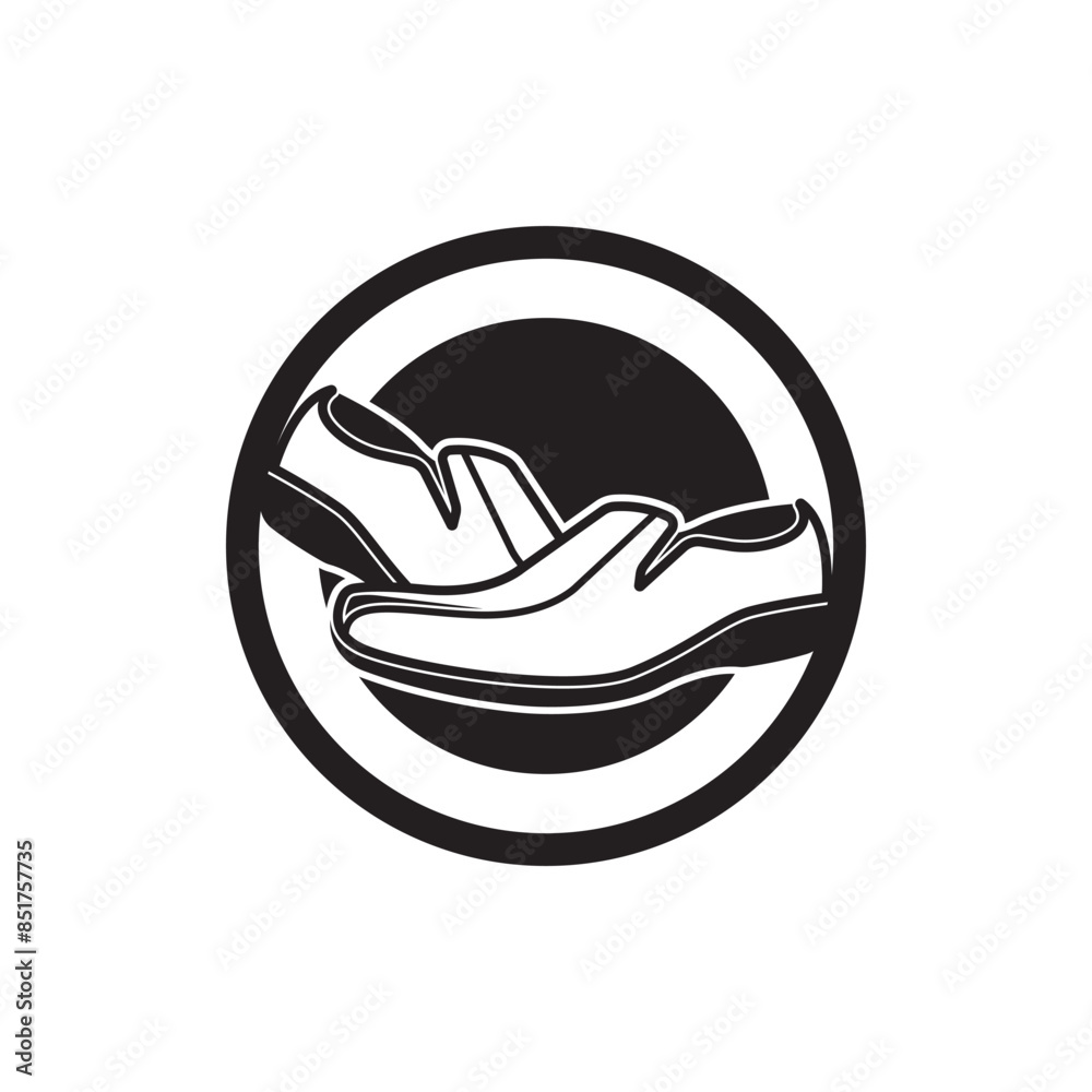 Shoe logo icon, vector illustration design Shoe logo icon, vector illustration design