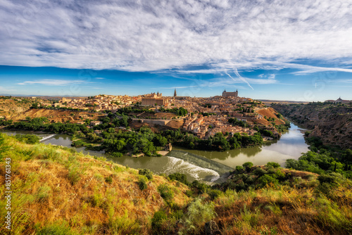Toledo ciudad desde mirador del Valle