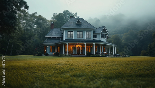 A Beautiful House in Nature