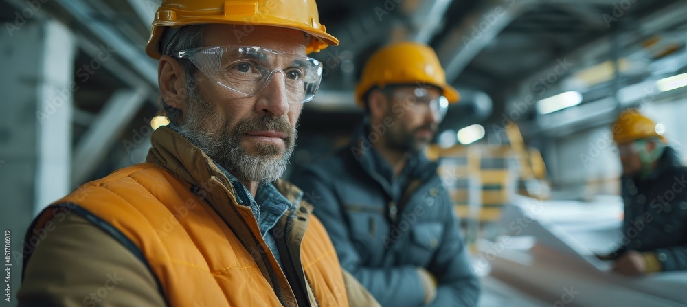 Architect Caucasian Man Working with Colleagues Mixed Race in the Construction Site Architecture Engineering at Workplace Engineer Architect Wearing Safety Helmet Meeting at Construction Site Architect Caucasian Man Working with Colleagues Mixed Race in the Construction Site Architecture Engineering at Workplace Engineer Architect Wearing Safety Helmet Meeting at Construction Site