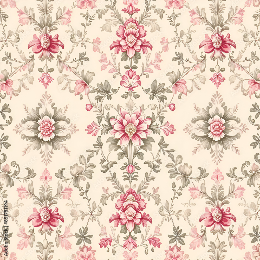 Obraz premium seamless floral pattern