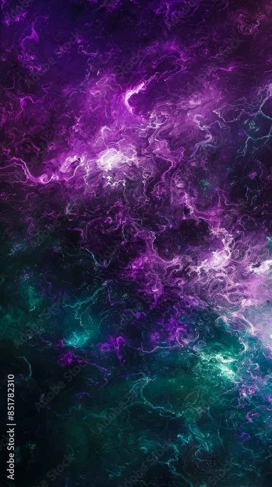 Fototapeta premium Abstract Aurora borealis colors purple and green smoky background. Can be used for backdrop, background, wallpaper, banner, web, and design templates. 