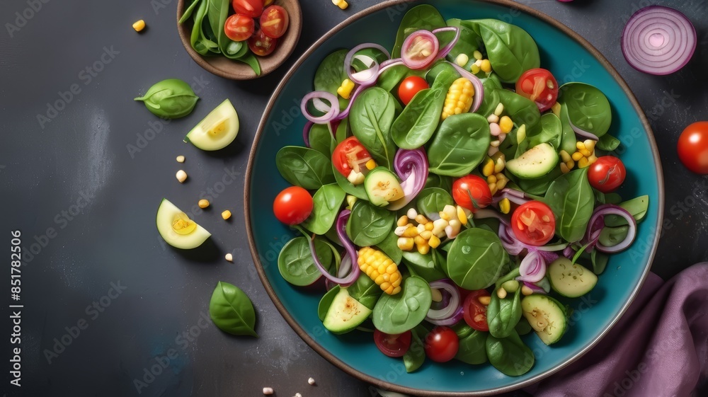 Assortment of healthy food dishes. Top view. Free space for your text.. Healthy Food. Healthy food for balanced flexitarian mediterranean diet concept. Salad Assortment of healthy food dishes. Top view. Free space for your text.. Healthy Food. Healthy food for balanced flexitarian mediterranean diet concept. Salad