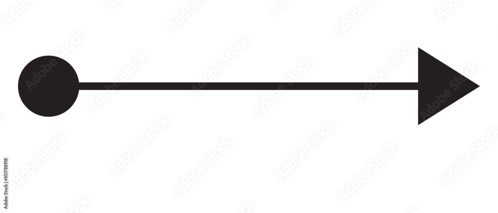 Long arrow, Black horizontal long arrow. long arrows left and right in flat style. arrows vector illustration.  arrow icon isolated, curser arrow. Horizontal long straight arrow signs.
