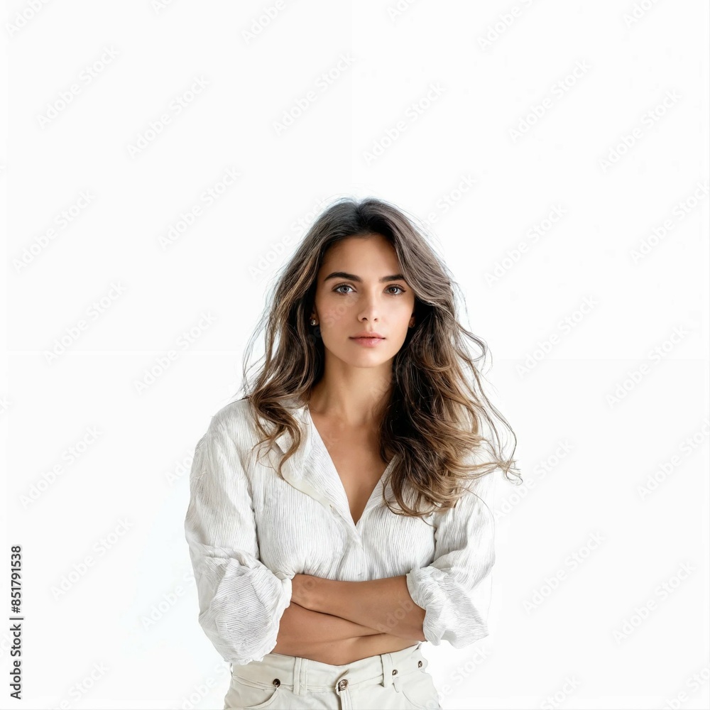 Photo of the most beautiful woman in history, 8k, on a white background Photo of the most beautiful woman in history, 8k, on a white background