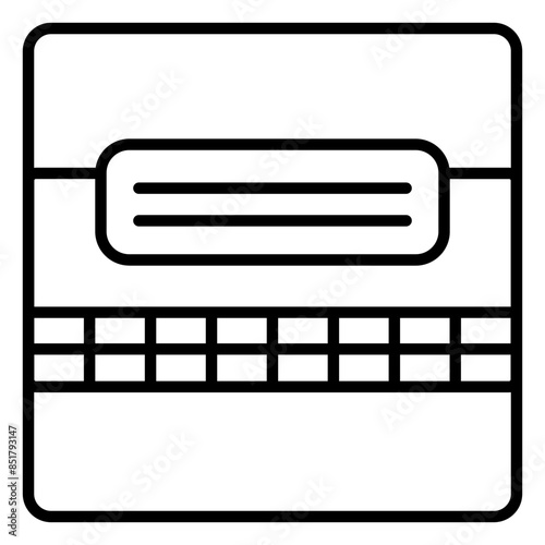 Harmonica icon. outline icon