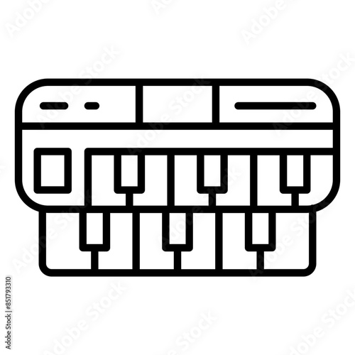 Organ icon. outline icon