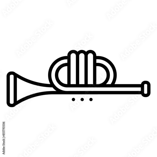 Trumpet icon. outline icon