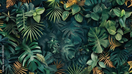 Leaf natural wallpaper