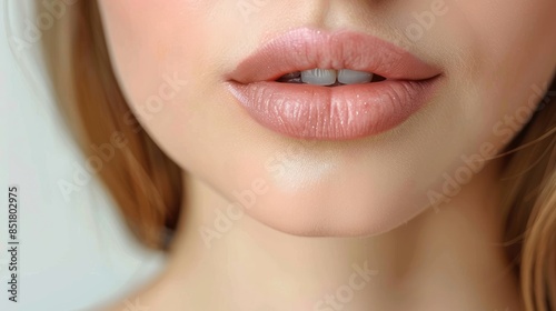 female lips HD 8K wallpaper Stock Photographic Image 