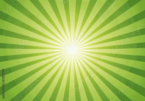 Light green background with rays of light in the center