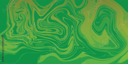 Abstract background green yellow gradient mesh style wave textured design.
