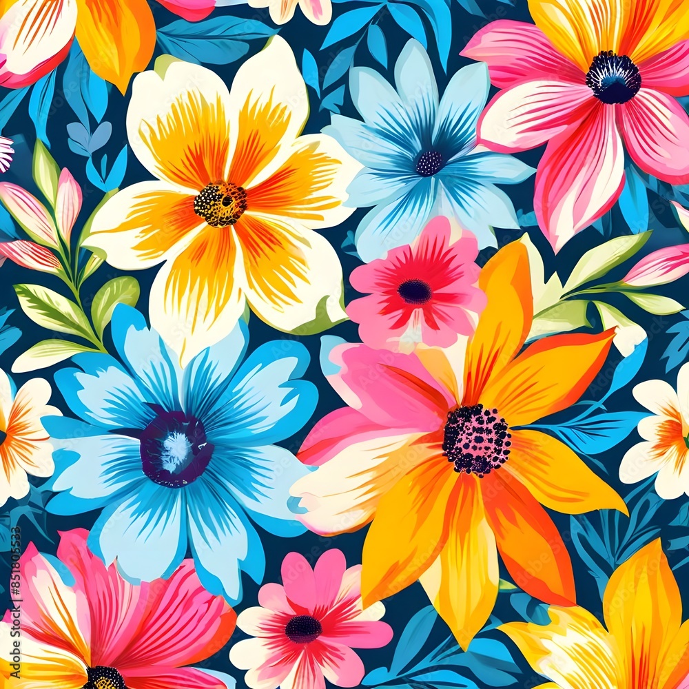Seamless Floral Background Pattern Seamless Floral Background Pattern