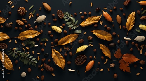 A collection of autumn leav...