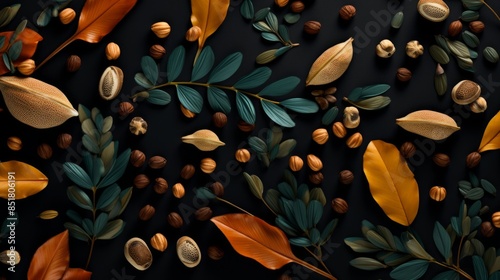 A collection of autumn leav...