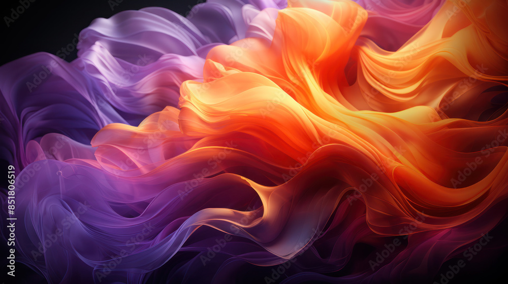 Obraz premium Abstract Composition with Vibrant Pantone Colors