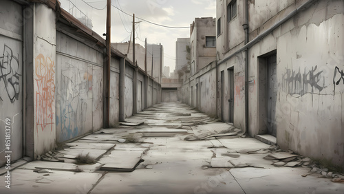 Wallpaper Mural Muted Urban Grunge Background with Soft Gray Tones Torontodigital.ca