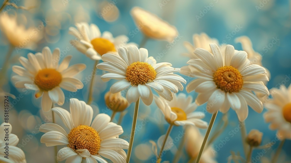 Fototapeta premium daisy landscape