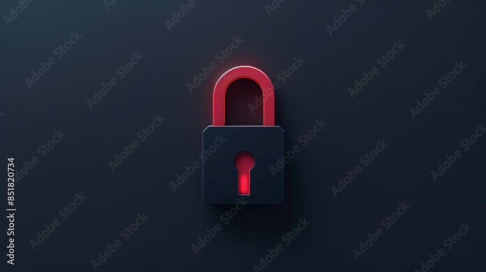 Red padlock on dark background symbolizing security, data protection, and privacy. Ideal for cybersecurity themes and secure access concepts. Red padlock on dark background symbolizing security, data protection, and privacy. Ideal for cybersecurity themes and secure access concepts.