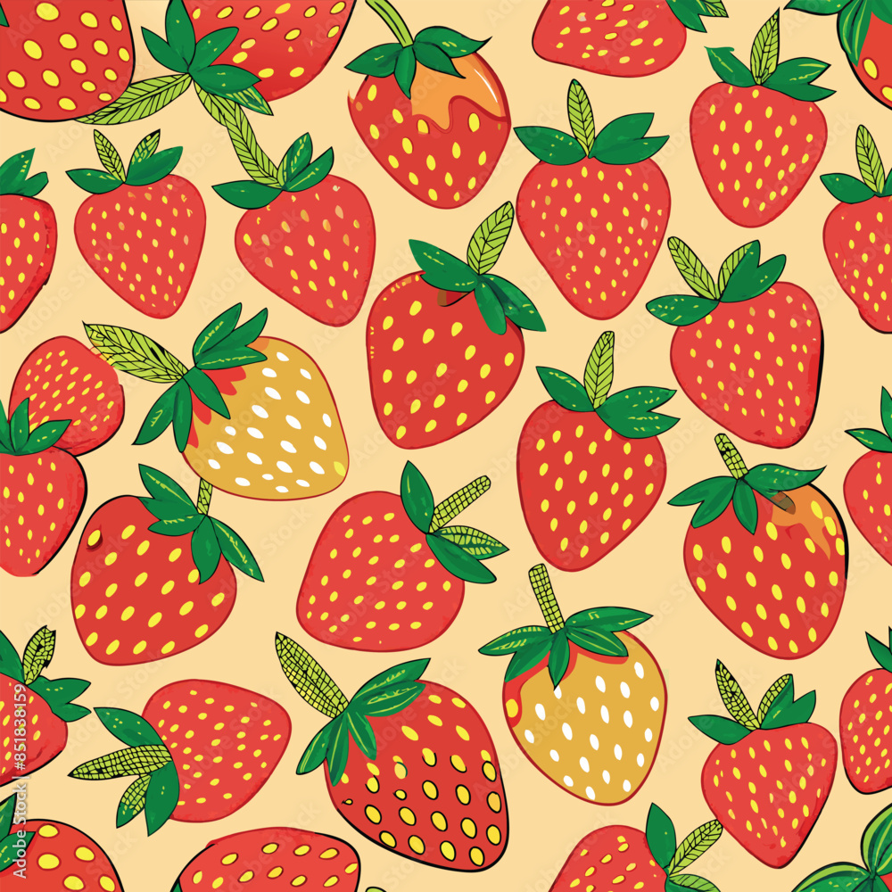 strawberry icon collection abstract vector background strawberry icon collection abstract vector background