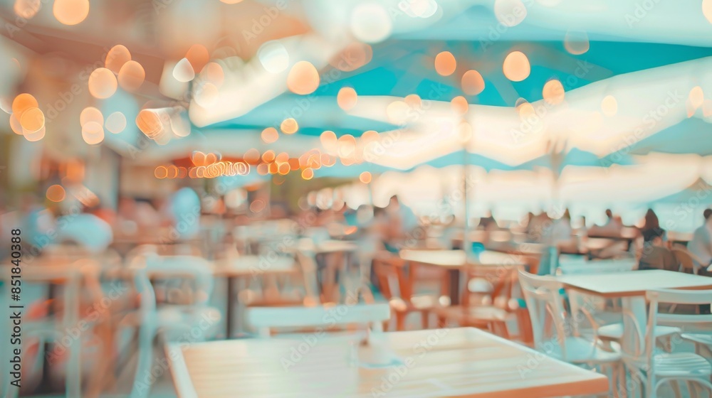 Fototapeta premium Beach restaurant