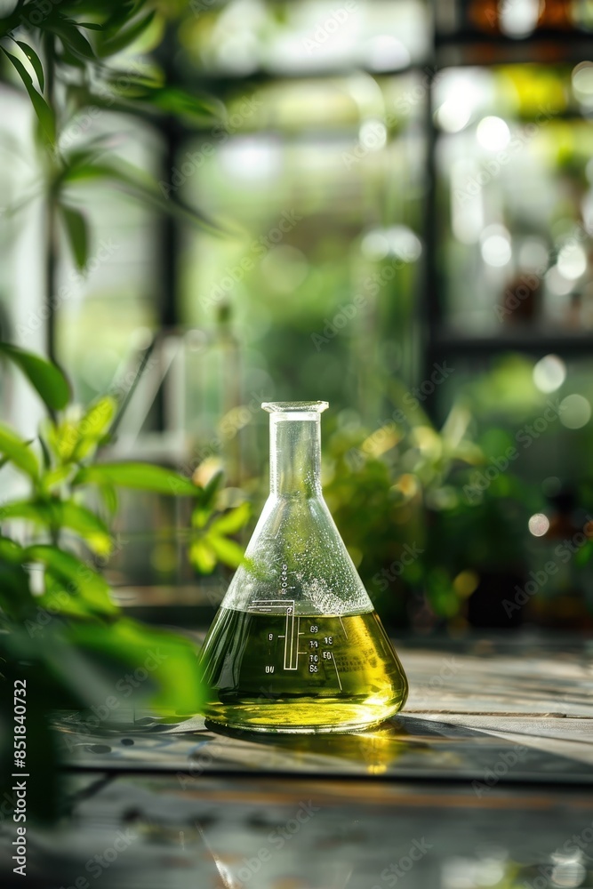 Eco Friendly Biofuel Contained In a Laboratory Eco Friendly Biofuel Contained In a Laboratory