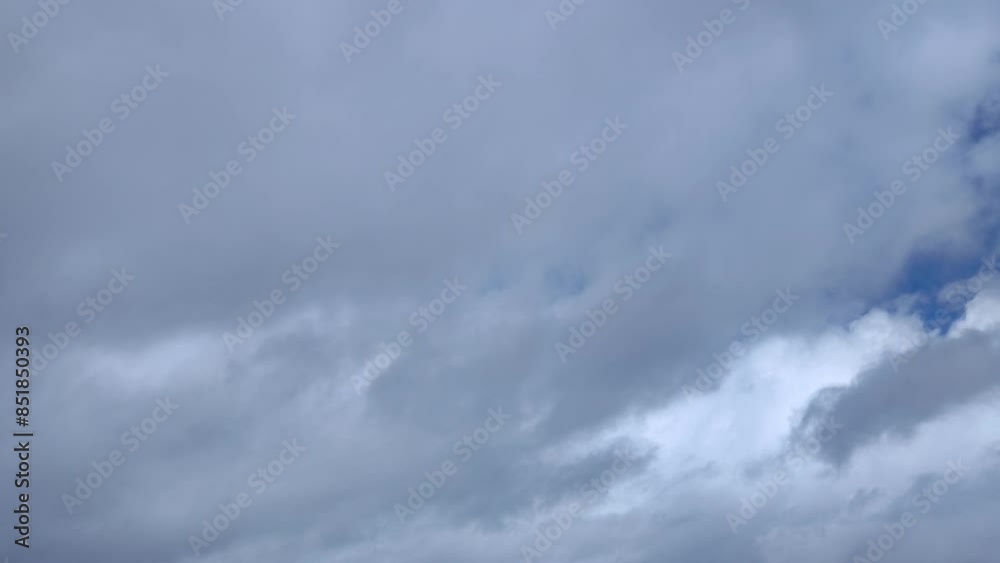 Gray cloud cover for the whitish cloud and blue sky Gray cloud cover for the whitish cloud and blue sky