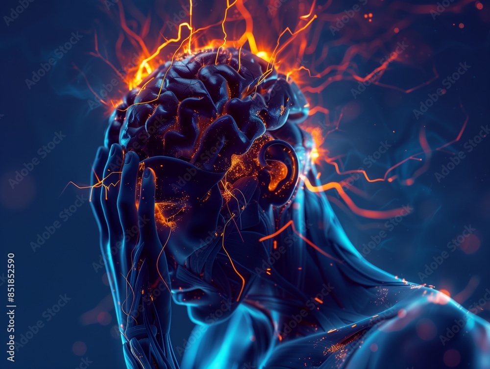 Headache, headache, migraine, stress No.2