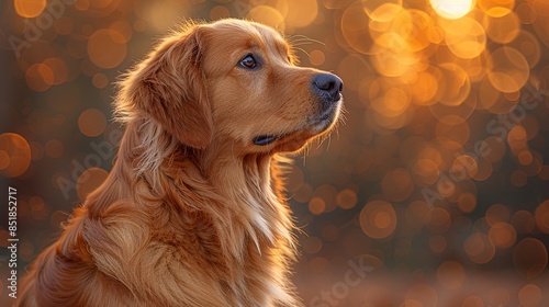 Obraz na płótnie golden retriever dog