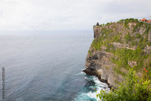 Obraz na płótnie Beautiful view of Uluwatu rock at sunset in Bali, Indonesia w salonie